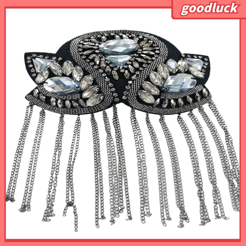 Goodluck| Trâm Cài Áo Đính Đá Phối Tua Rua Thời Trang Cho Nữ