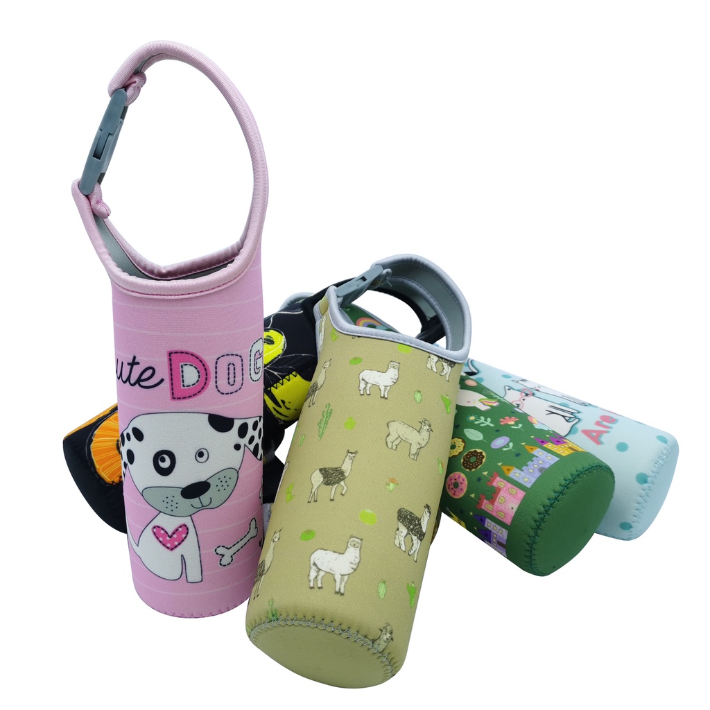 Bình Nước Giữ Nhiệt Họa Tiết Hoạt Hình Dễ Thương 550ML (6.7 * 18.5CM)