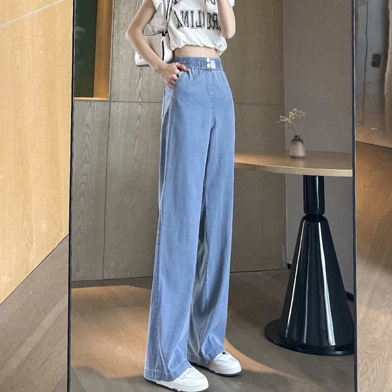 Quần Jean Dài Mỏng Thời Trang Cá Tính Trẻ Trung