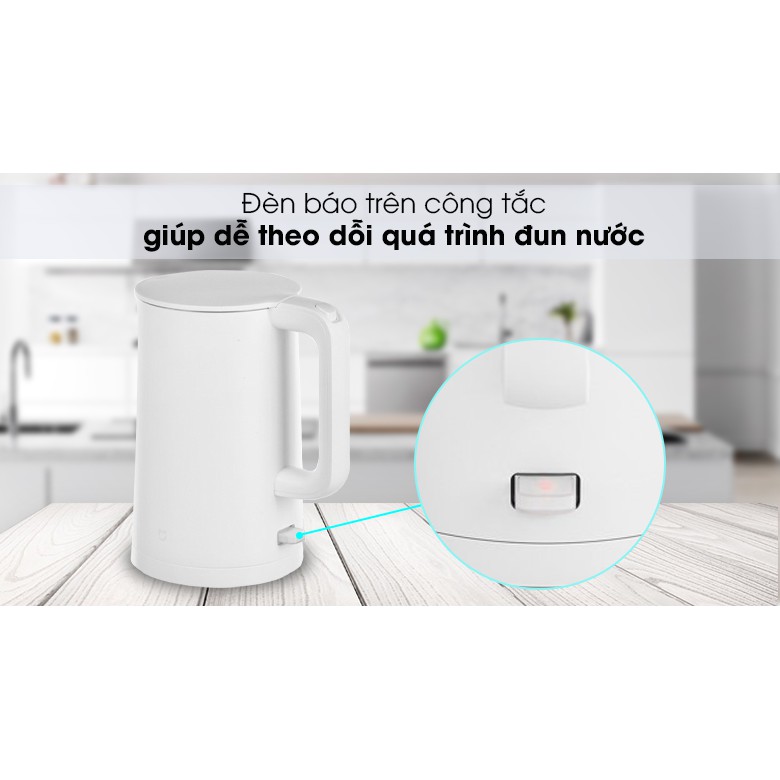 Ấm siêu tốc Bình đun siêu tốc Xiaomi 1.5 lít SDST068 GOG379