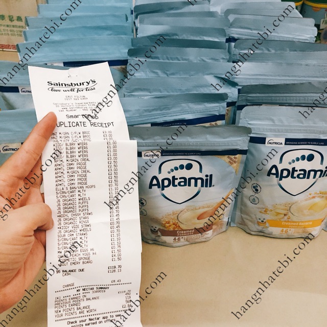 Bột ăn dặm Aptamil UK  cực ngon