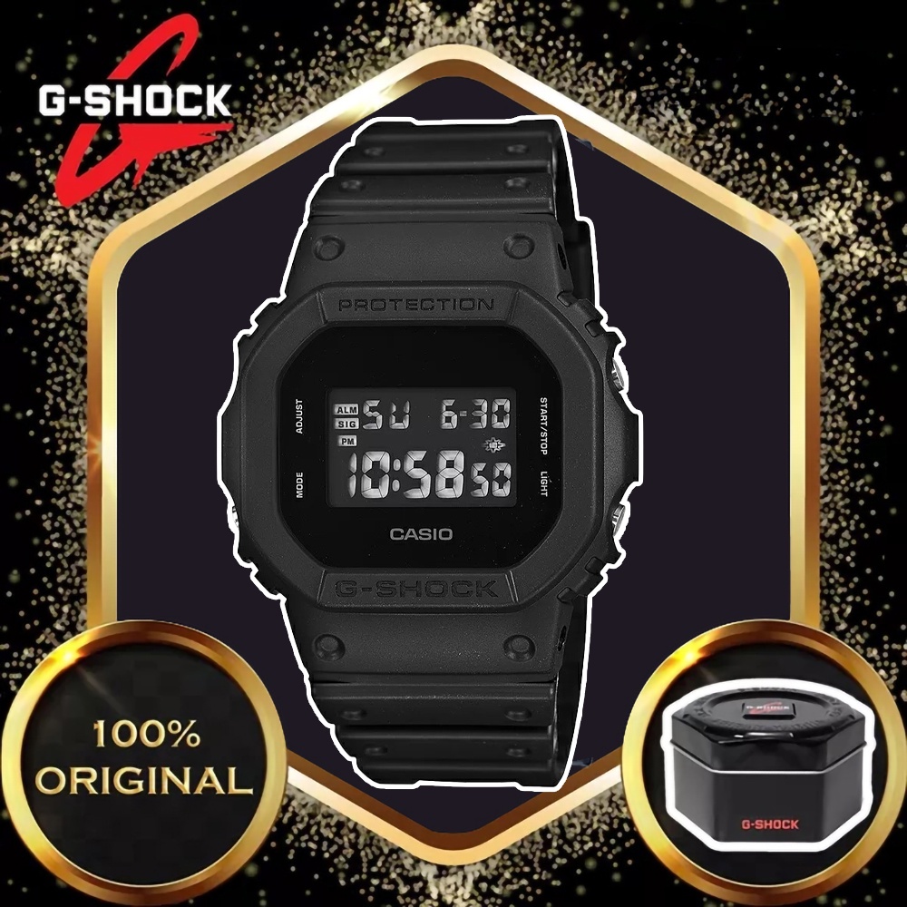 Đồng Hồ G-Shock DW-5600BB-1 Đồng Hồ Nam Gsock Đầy Đủ Phụ Kiện Chống Nước Chống Sock Giờ Quốc Tế , Kim Tốc Độ