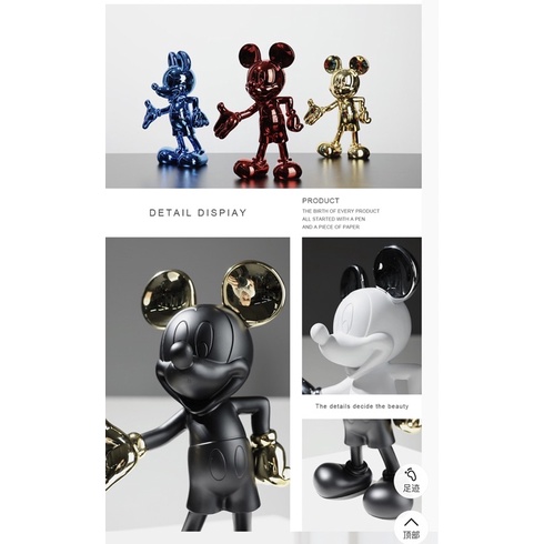 Chuột Mickey Xin chào Nhân vật hoạt hình trang trí hiện đại
