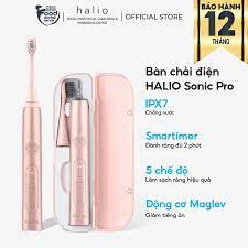 (Giá hủy diệt) Bàn Chải Điện Halio Sonic Whitening PRO/SmartClean Toothbrush Bảo hành 1 năm - Hàng Chính Hãng