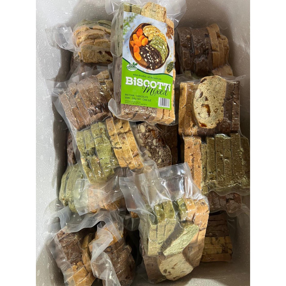 COMBO 5 BÁNH ĂN KIÊNG MIX VỊ GÓI 300GR,GIẢM CÂN ĂN KIÊNG