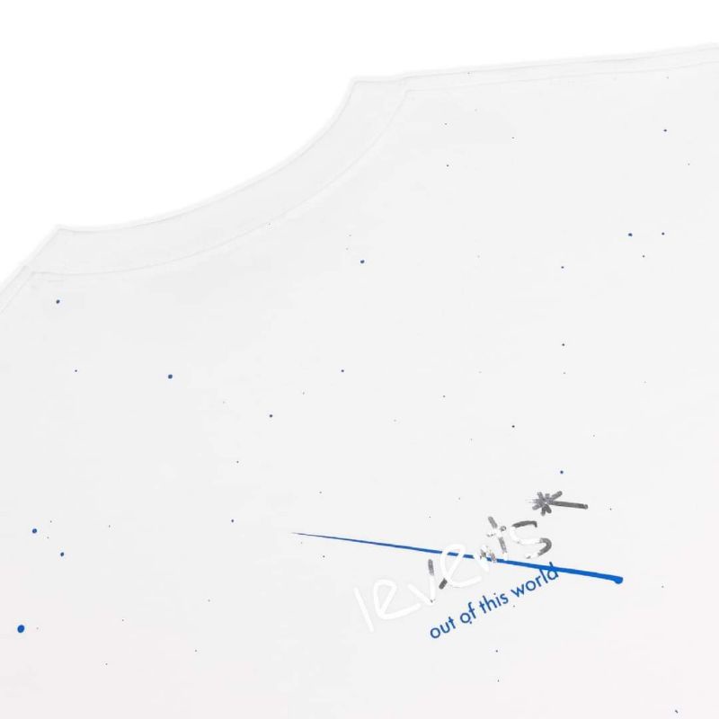 + LEVENTS® SPACESHIP GALAXY TEE BLACK/WHITE