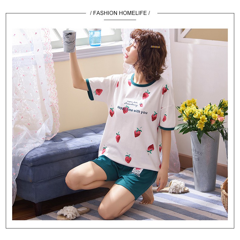 Freeship 99k TQ_Bộ Đồ Nữ Dâu Tây | BigBuy360 - bigbuy360.vn