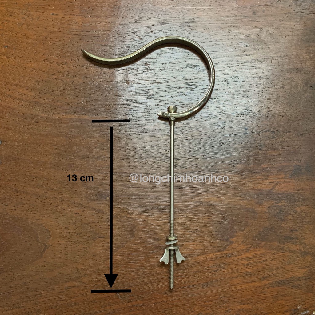 Móc Inox Chạm Long Phụng Lồng Than Mi Lửa Chào Mào