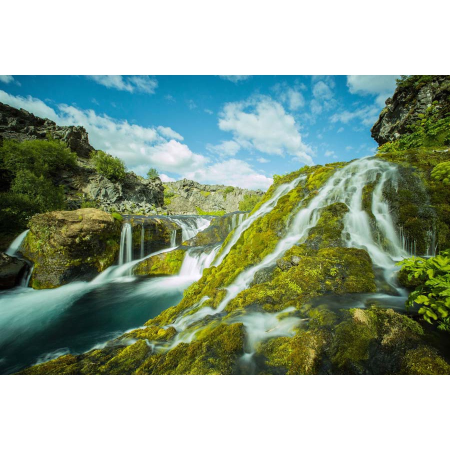 Tranh dán tường thác nước thiên nhiên trong lành