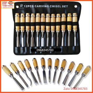 Bộ đục gỗ 12 món