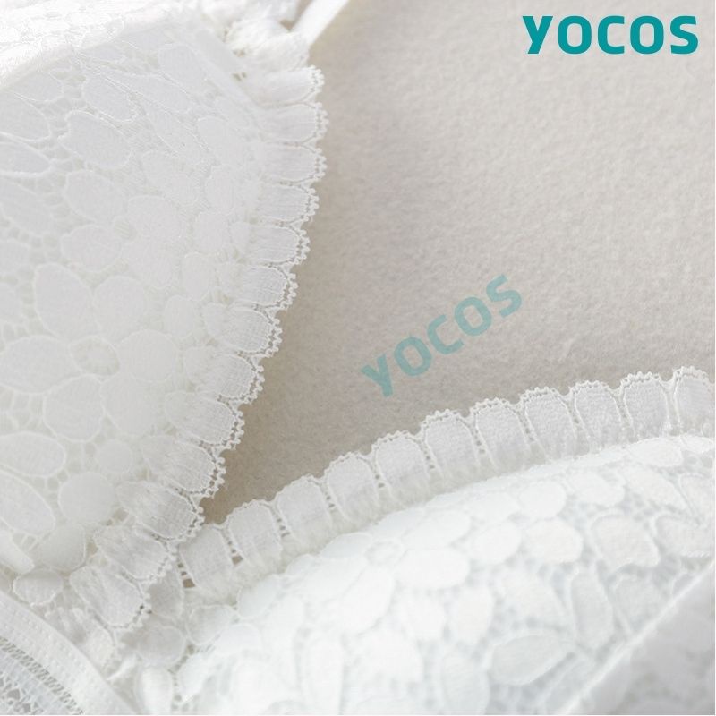Áo ngực không gọng, áo lót hai dây mút mỏng có ren YOCOS BRA037