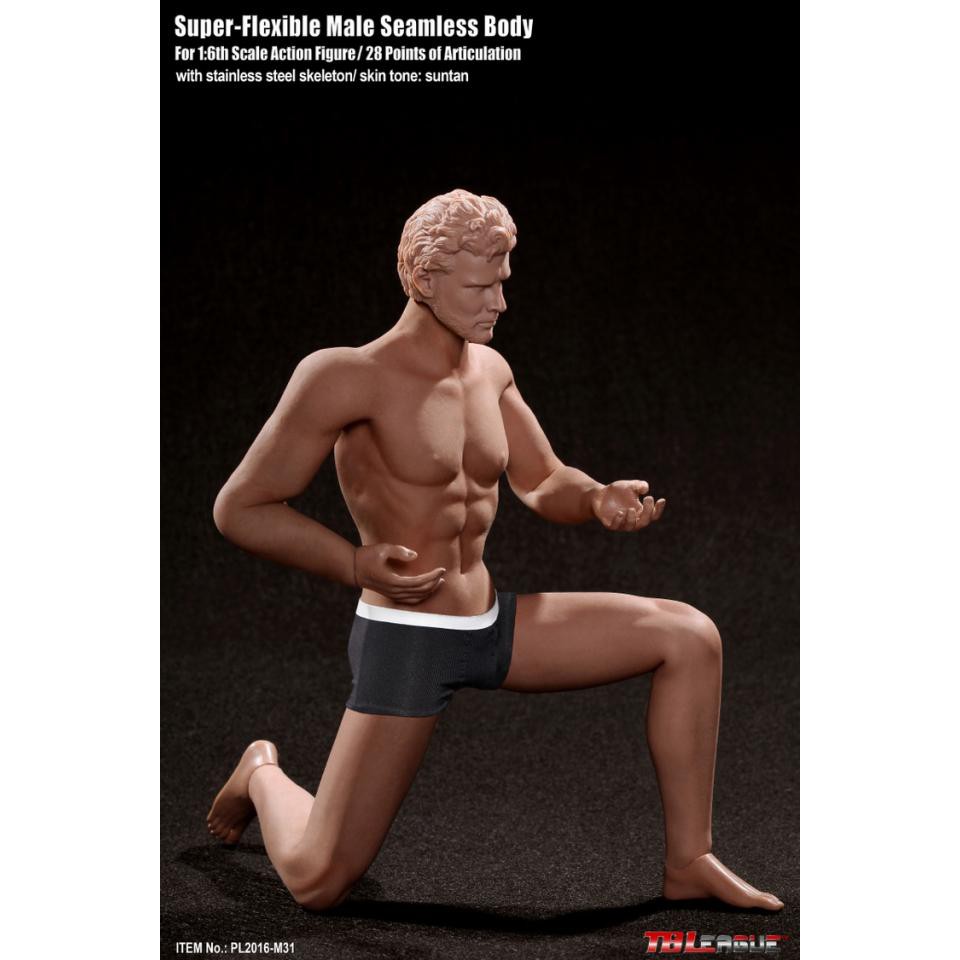Mô hình TBLeague Phicen Super Flexible Male Seamless Body M31 1/6  - Hàng chính hãng