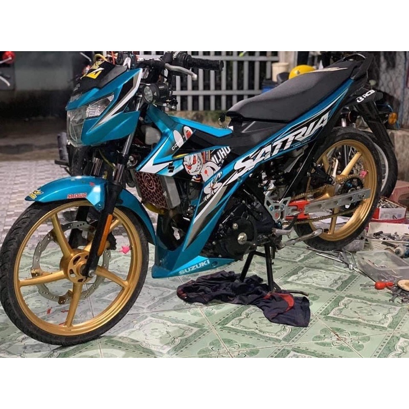 Tem rời Satria xanh thỏ