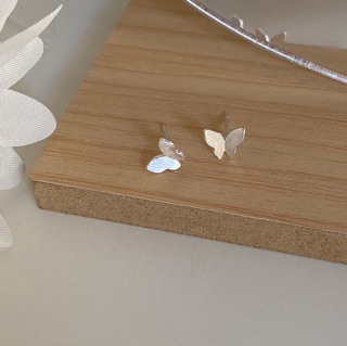 [silver925] Đôi Khuyên Tai 🦋 Xinh Xắn