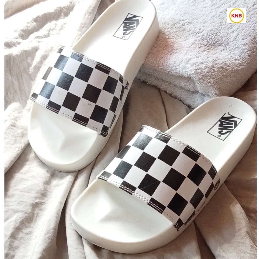 dép unisex 𝐌𝐋𝐁 𝐕𝐀𝐍𝐒 Caro hộp bảo vệ, hàng sẵn, bảo hành, nhiều màu, dép quai ngang thể thao nam nữ