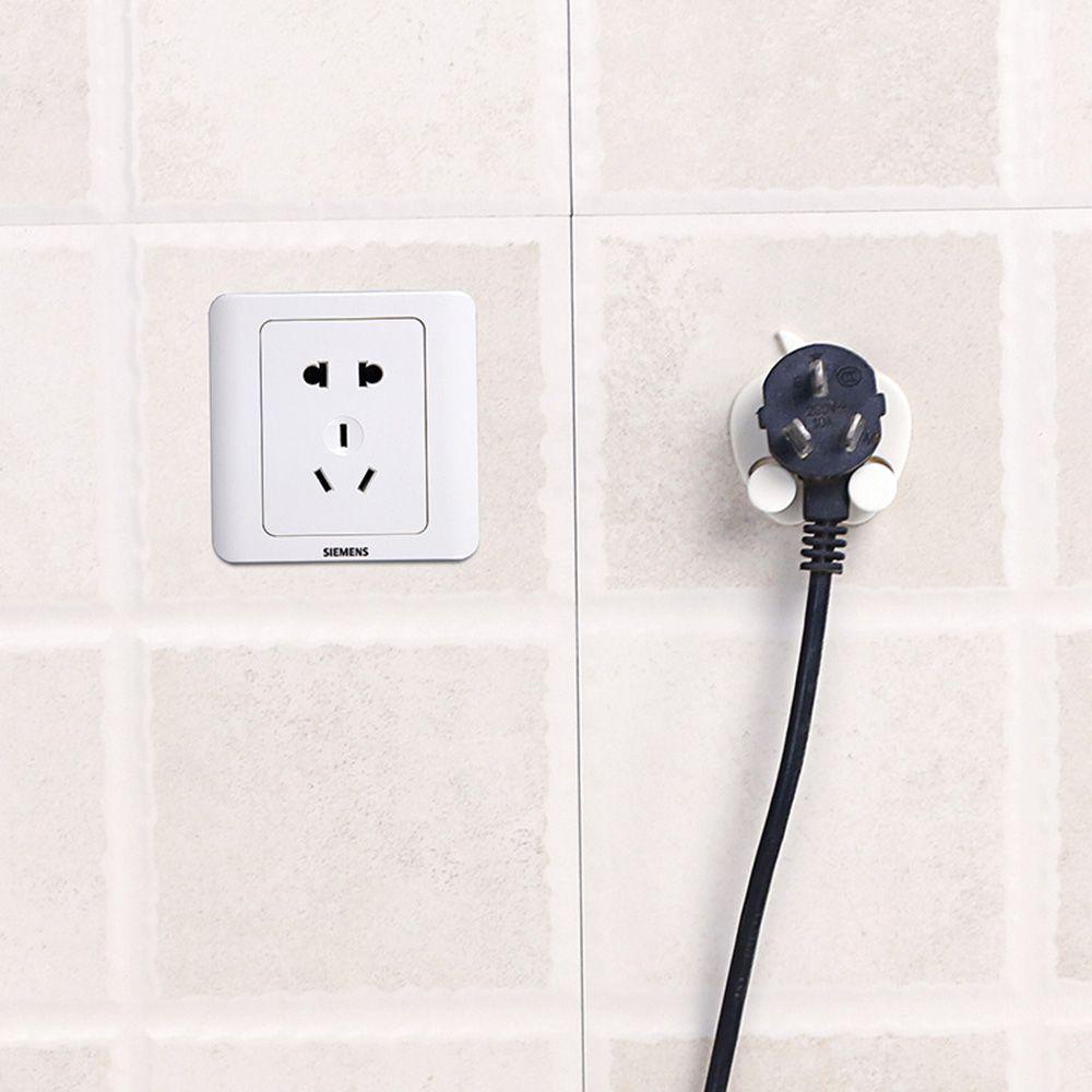 Giá Đỡ Phích Cắm Điện Dán Tường Màu Sắc Ngẫu Nhiên Tiện Dụng Cho Gia Đình