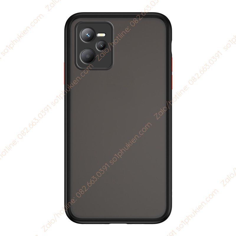 Ốp lưng Realme C35 / Narzo 50A Prime lưng trong nhám chống ố, chống va đập tốt bảo vệ camera toàn diện
