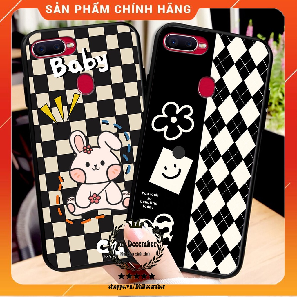 Ốp lưng Oppo A12 / F9 / A7 / A5S in hình 3D GẤU HỒNG-GẤU BE3R -XINH XẺO CỰC ĐẸP
