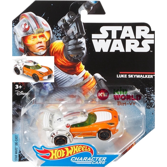 Xe mô hình Hot Wheels Star Wars Series Luke Skywalker DTB05.