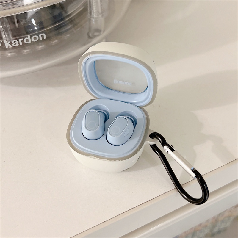 Vỏ Bảo Vệ Hộp Sạc Tai Nghe Baseus Bowie WM02 TWS WM02 Hình Trái Đào / Phi Hành Gia / Gấu Dễ Thương Chống Rơi