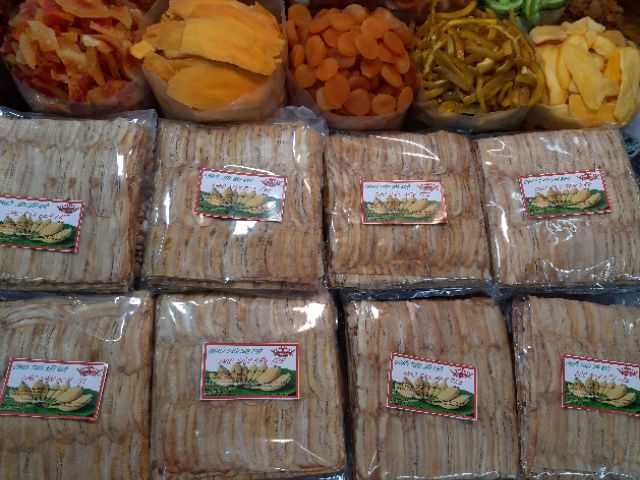 Chuối Vuông Nướng Bến Tre Vị Truyền Thống chưa nướng 1kg