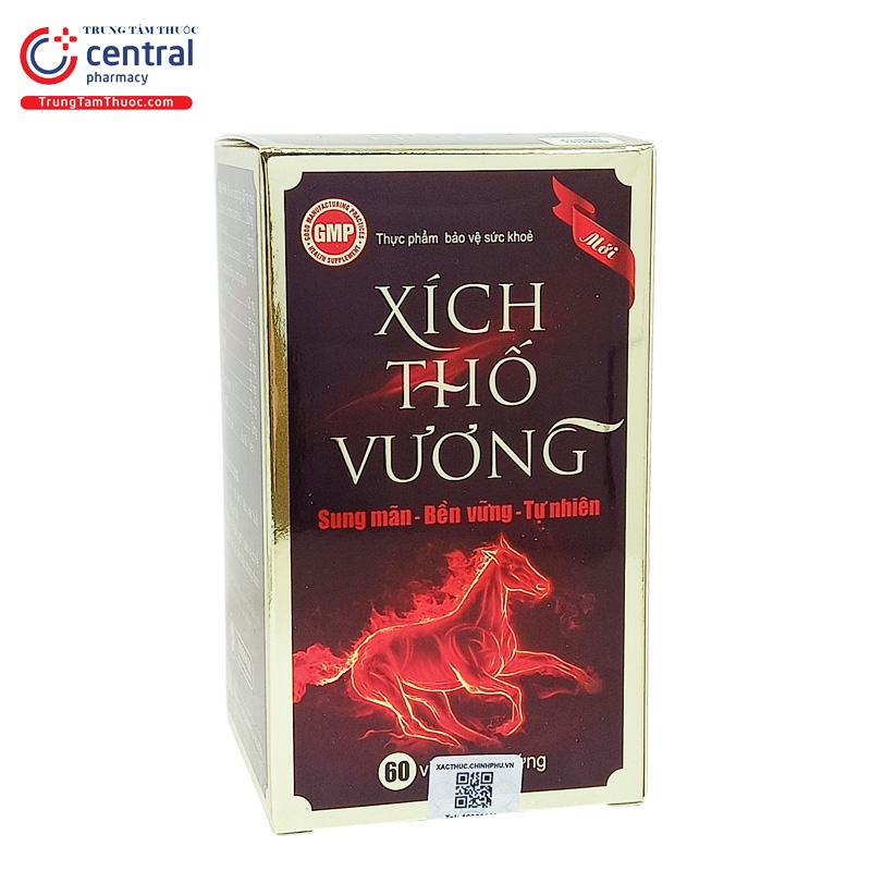 [CHÍNH HÃNG] Xích thố vương - Bổ thận tráng dương, tăng cường sinh lý nam giới