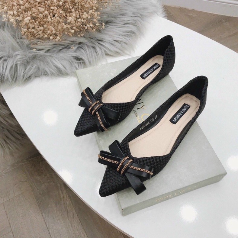 Dép Nữ Đế Bệt Mẫu Mã Tươi Trẻ Siêu Tiện Lợi Có 2 Màu Cam Và Đen Size 35 - 39