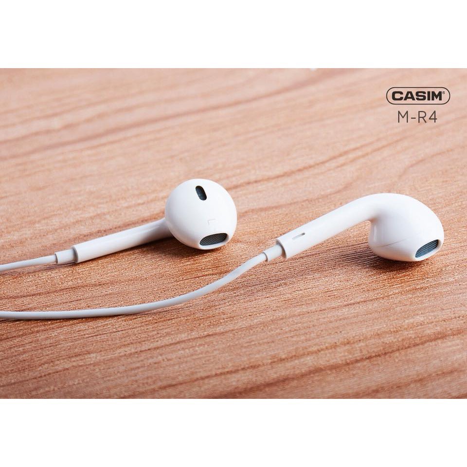 Tai Nghe Casim M-R4 Jack 3.5mm Chất Âm Hay - Có Mic Đàm Thoại - Hàng Chính Hãng