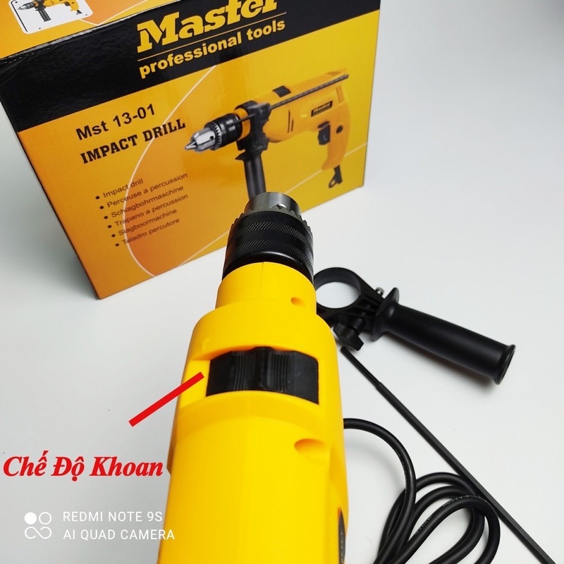 Máy Khoan Bê Tông MASTER 13Ly 750W - MST 13-01