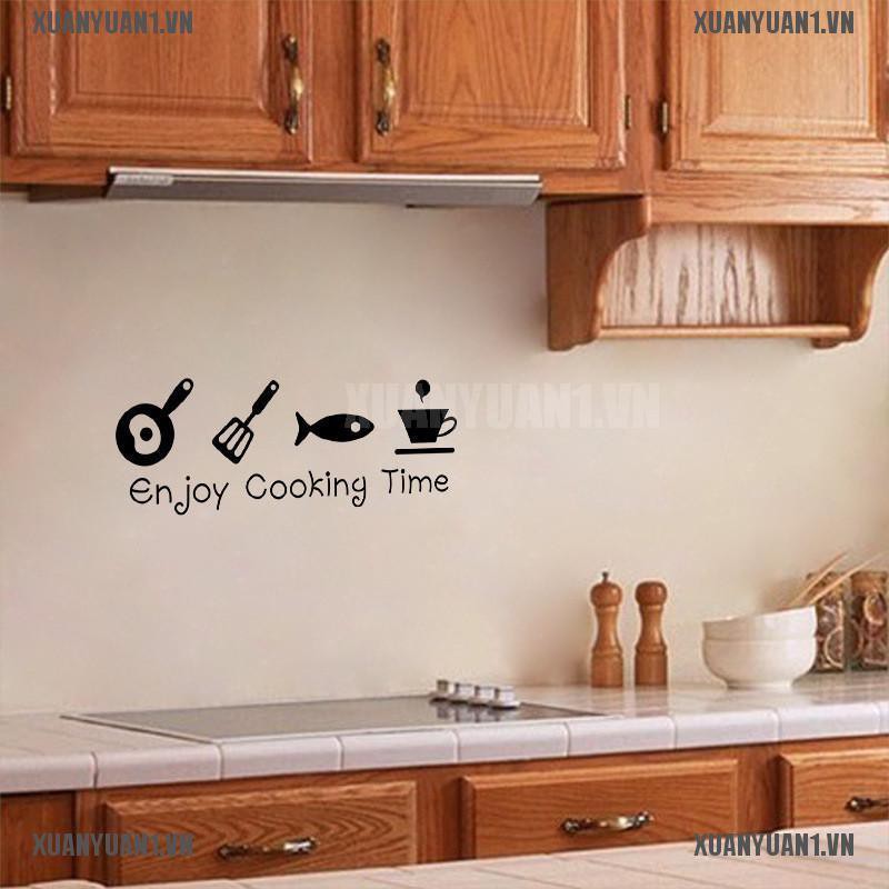 [XUANYUAN1] Decal Dán Tường Nhà Bếp Trang Trí diy