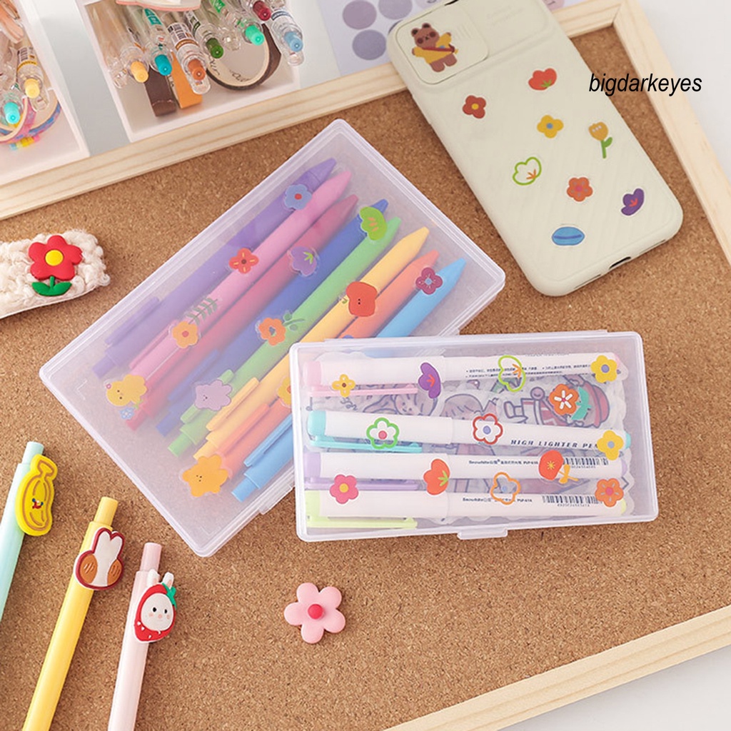 Hộp Đựng Đồ Dùng Bằng Nhựa Chống Bụi Có Nắp Đậy Tiện Dụng Cho Học Sinh