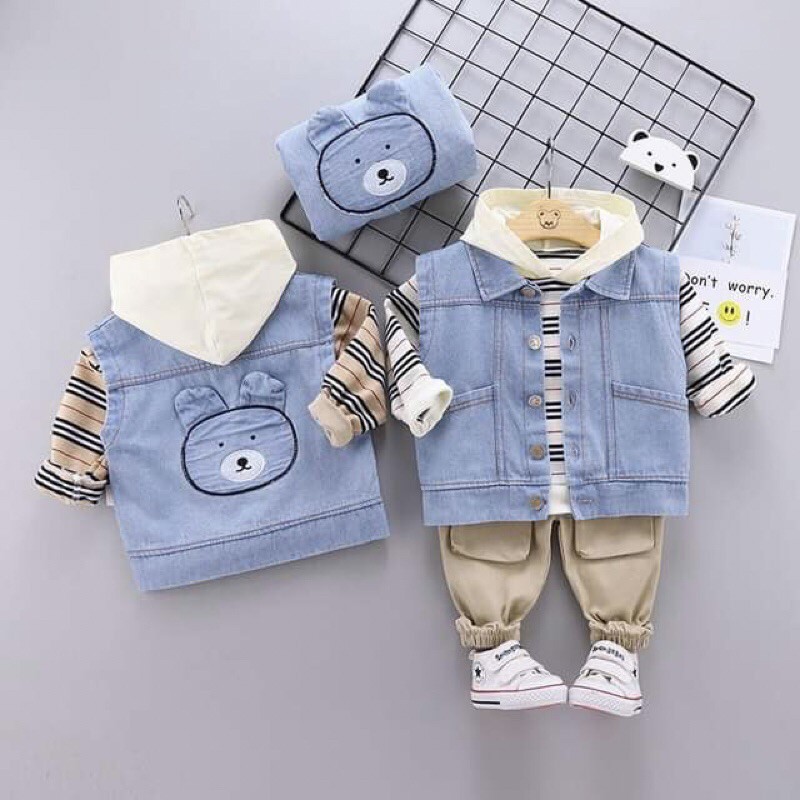 Set 3  chi tiết bé trai