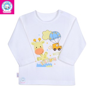 AL0013 Áo dài tay cotton Hello B&B - Hello BB