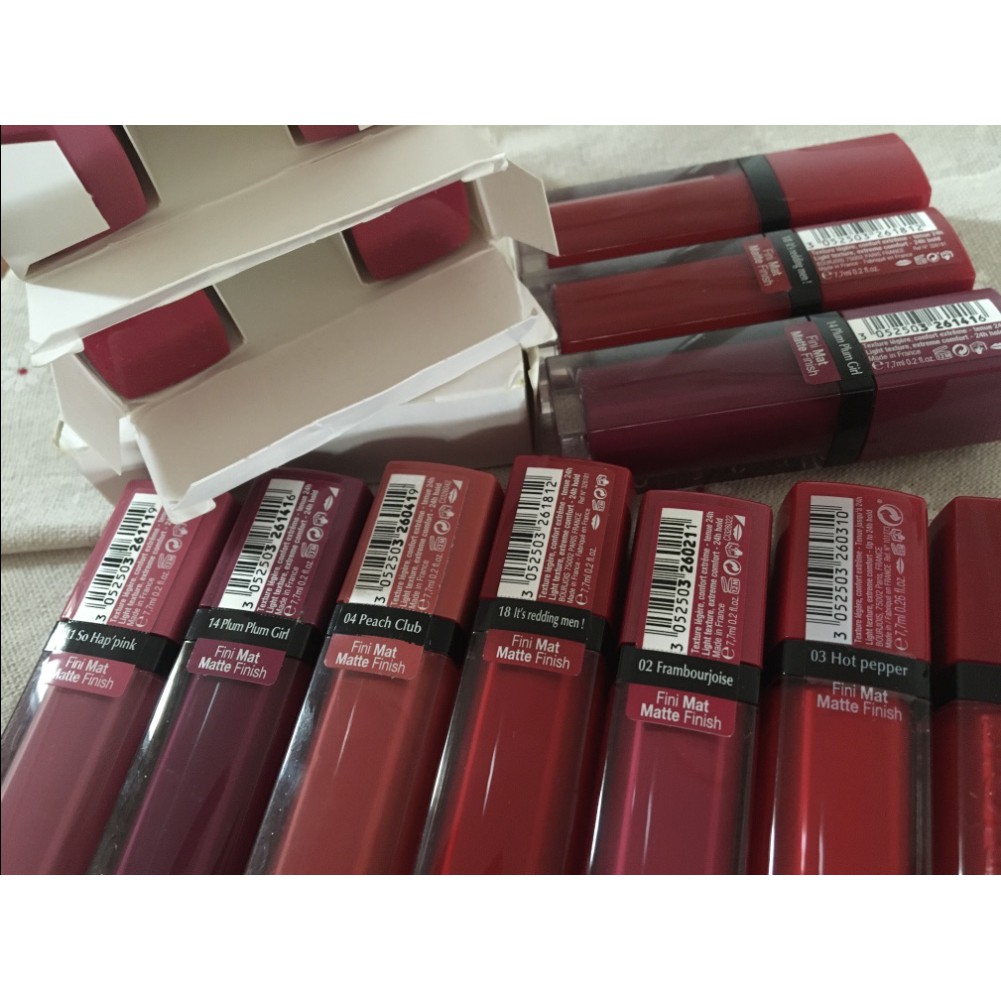 Son BJ Velvet 18 - Bourjois Rouge Edition Velvet Cam Kết Chuẩn Auth màu 18 : It’s redding mean