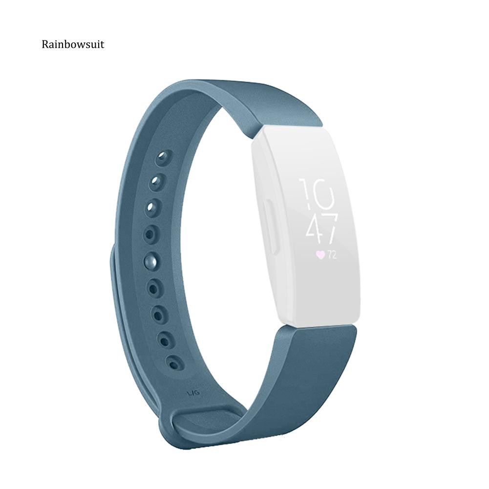 Dây đeo silicon chống nước thay thế cho đồng hồ thông minh Fitbit Inspire HR