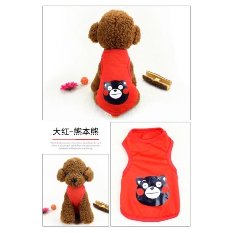 Áo ba lỗ cho thú cưng (000281) -KHÔNG CHỌN MẪU