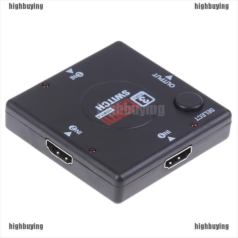 HBVN belle Hdmi 3 Port Switch AUTO Switcher Splitter Selector HUB Box Cable HDTV 2160 modish | BigBuy360 - bigbuy360.vn