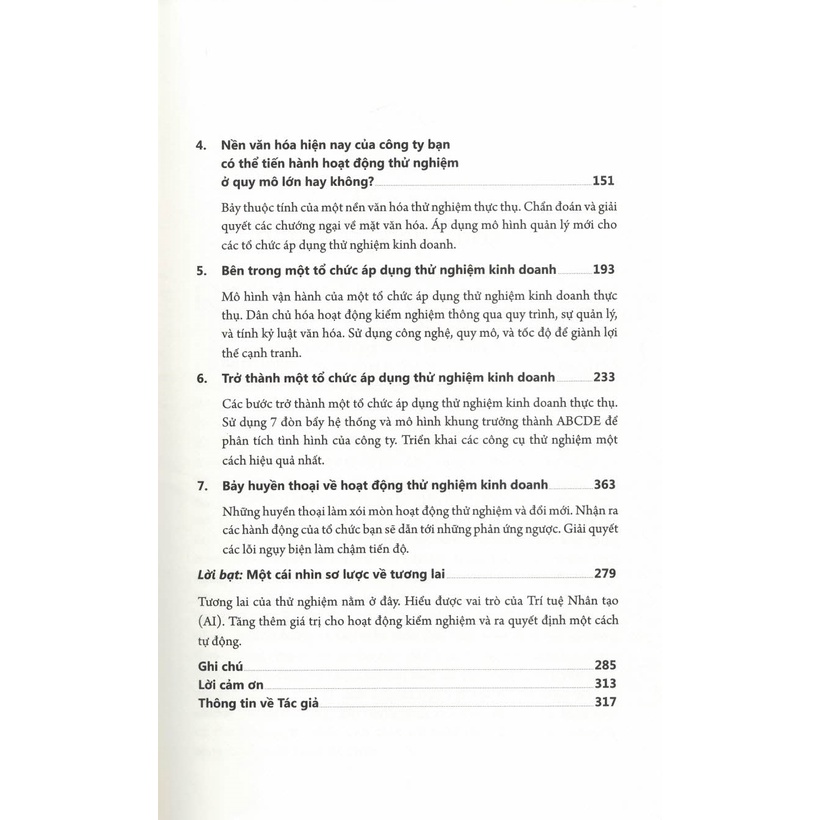 Sách - Thử Nghiệm Kinh Doanh