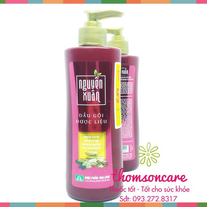 Dầu gội giảm gầu dược liệu Nguyên Xuân ngăn ngừa gàu, giảm ngứa - có vòi chai 250ml từ thảo dược | BigBuy360 - bigbuy360.vn