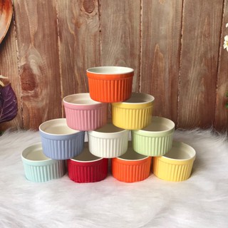 Cốc ramenkin, khuôn sứ làm bánh flan, caramen, dụng cụ làm bánh, sữa chua