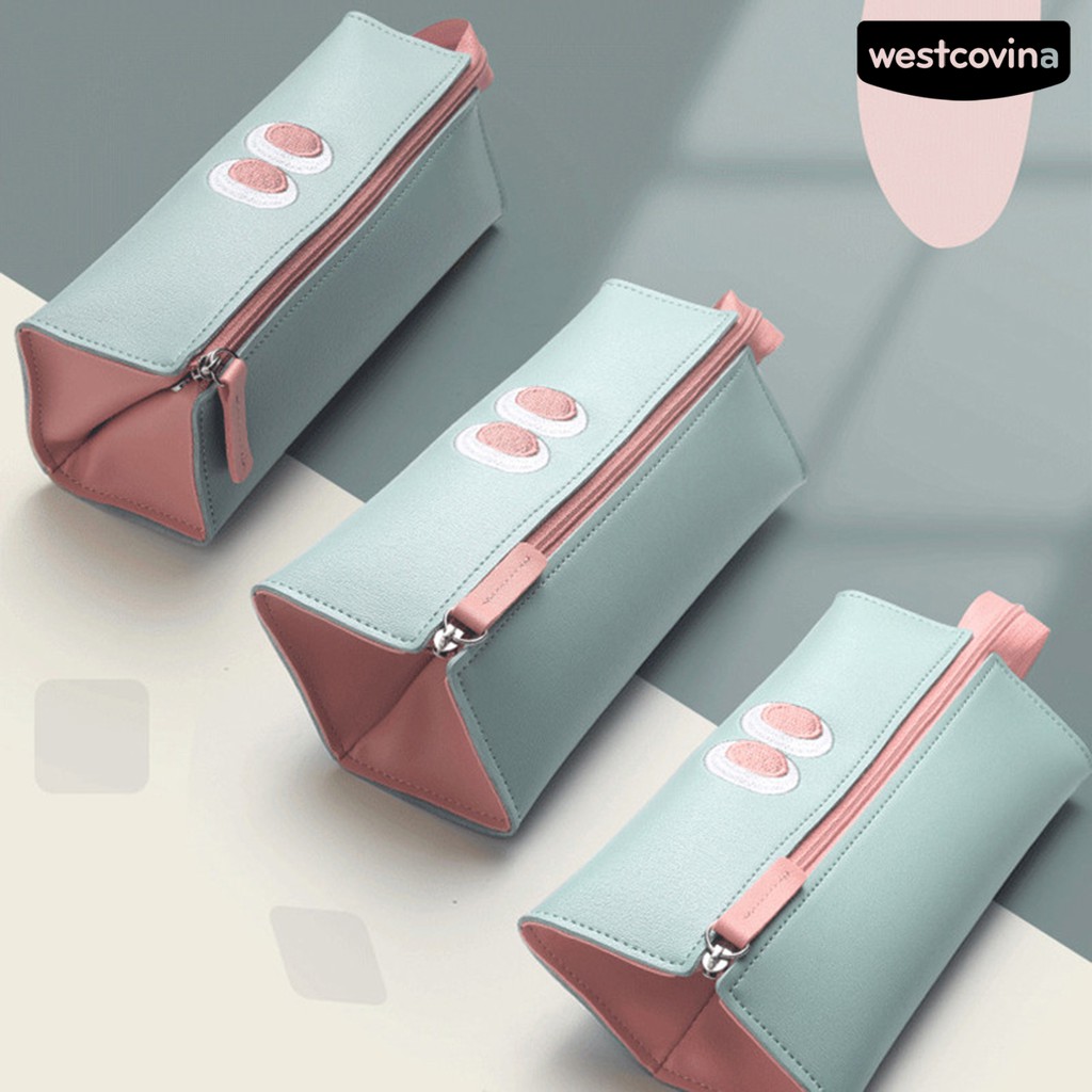 Hộp đựng bút bằng da cỡ lớn dành cho học sinh tiện lợi