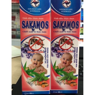 Sakamos xịt thảo dược chống muỗi