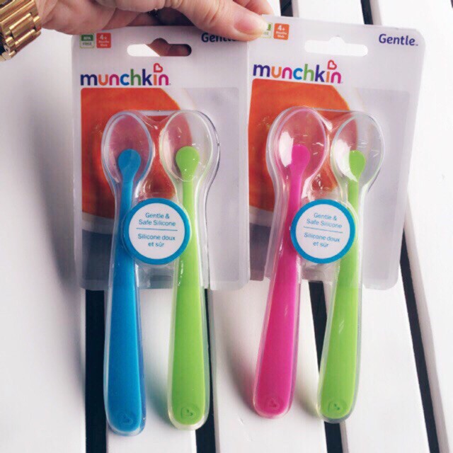 Bộ 2 thìa silicone Munchkin MK27106