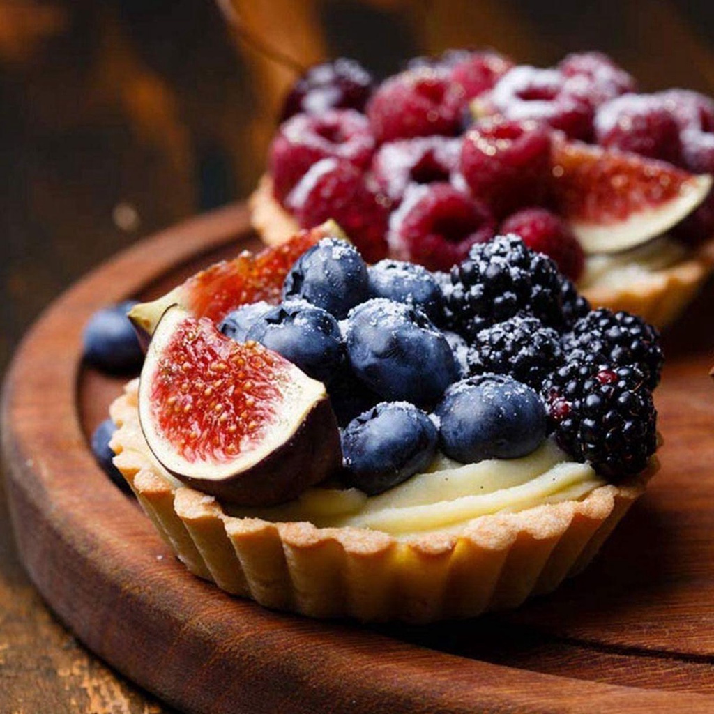 Chảo Nướng Bánh Tart Muffin Mini Đáy Tháo Rời Được Bằng Thép Carbon