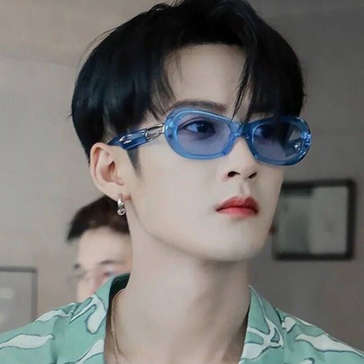 Kính Mát Gọng oval Thời Trang hip hop Cá Tính 2022