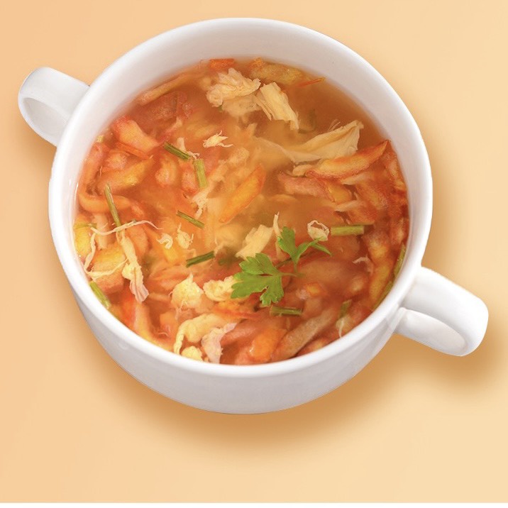 Soup trứng ăn liền nhiều vị bó xôi trứng/ rong biển trứng/ cà chua trứng/ rau củ trứng/ cải thìa trứng