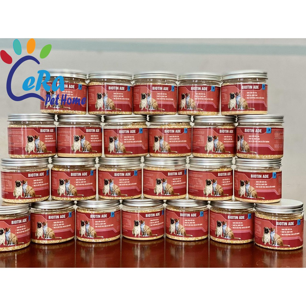 Men Bổ Sung Vitamin Khoáng Chất Mượt Lông, Phục Hồi Da Tổn Thương - Men Biotin Ade