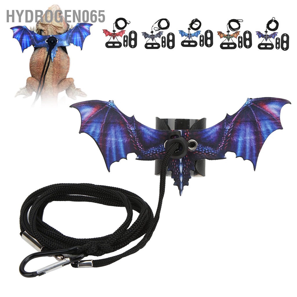Hydrogen065 Động vật bò sát nhỏ Khai thác Dây xích rồng có thể điều chỉnh mềm để đi dạo ngoài trời cho Hamster Thằn lằn