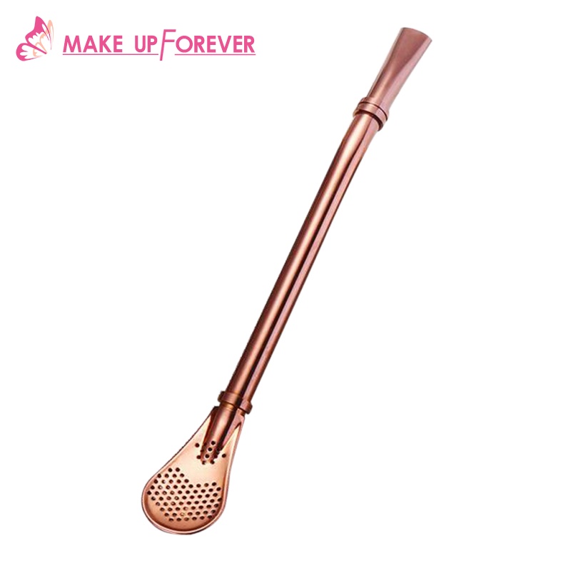 [Make_up Forever]Stainless Steel Straw Spoon Teaspoon Flatware Bareware 7 Colors