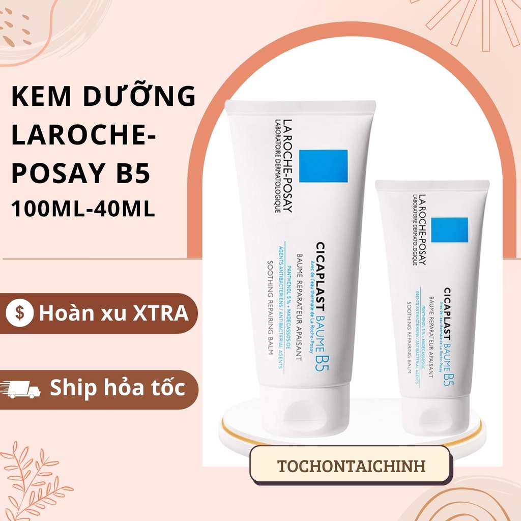 Kem dưỡng phục hồi da B5 Laroche posay 40ml/100ml